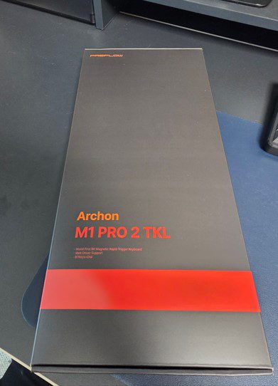 프리플로우 아콘 M1 Pro 2 TKL 박스 — Archon M1 PRO 2 TKL 8K Magnetic Rapid Trigger Keyboard